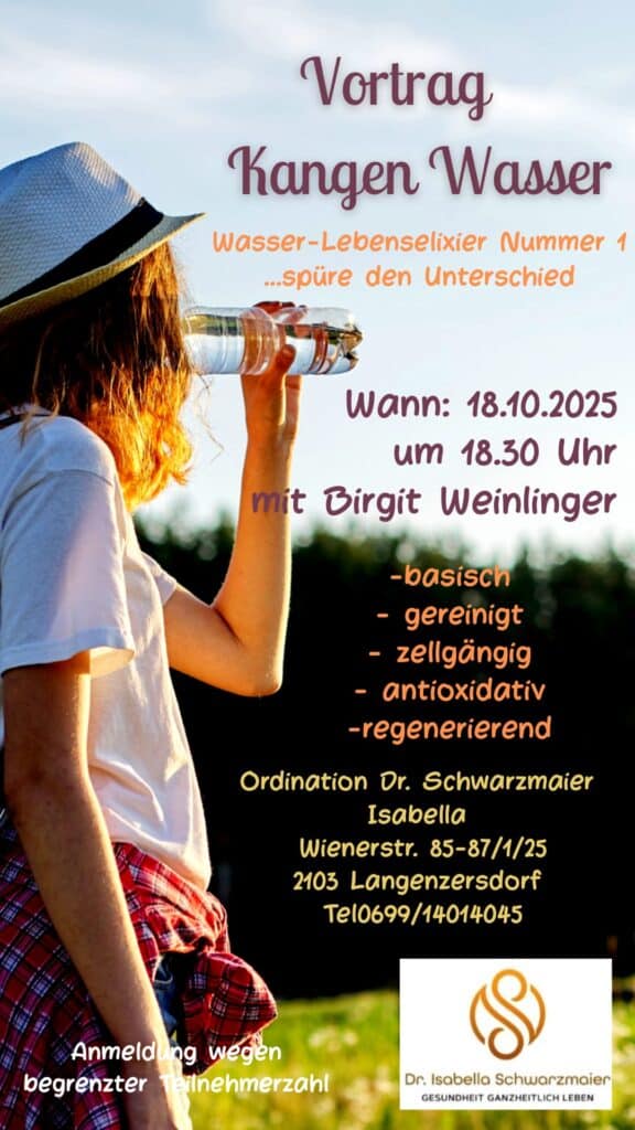 Vortrag: Kangen Wasser am 18.10.2025